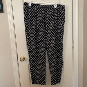 Cute pattern lightweight pants